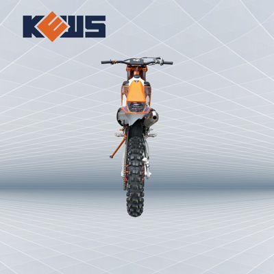 KEWS MT250cc 오렌지 프레임 수냉식 2행정 오프로드 오토바이, EXCEL 림 포함