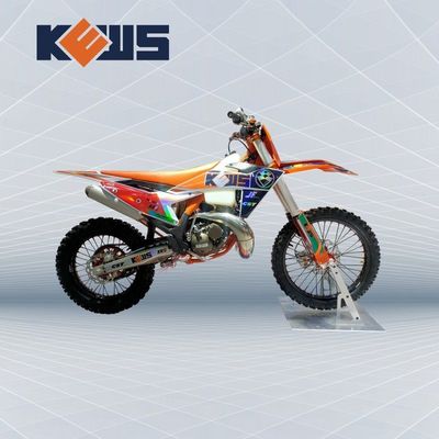 250cc KEWS 수냉식 2행정 오토바이 CNC 조향 스템 (강력한 출력)